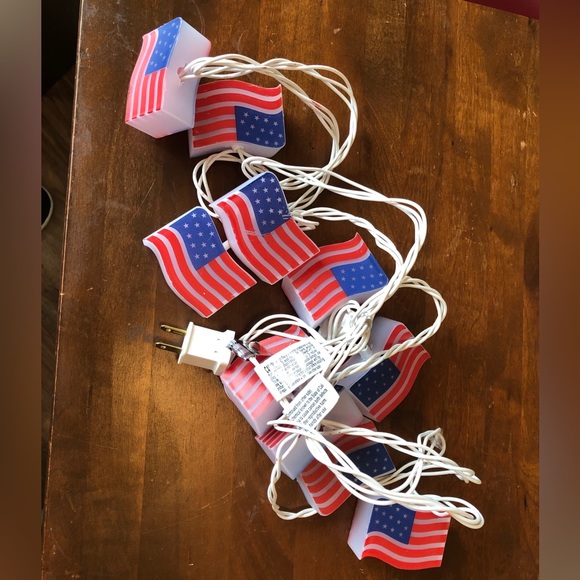 Other - American Flag String Lights - indoor/out-electric